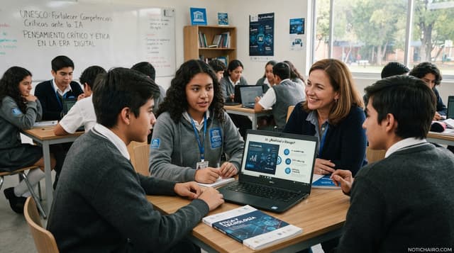 Unesco insta a fortalecer en aulas “competencias críticas ante la IA”