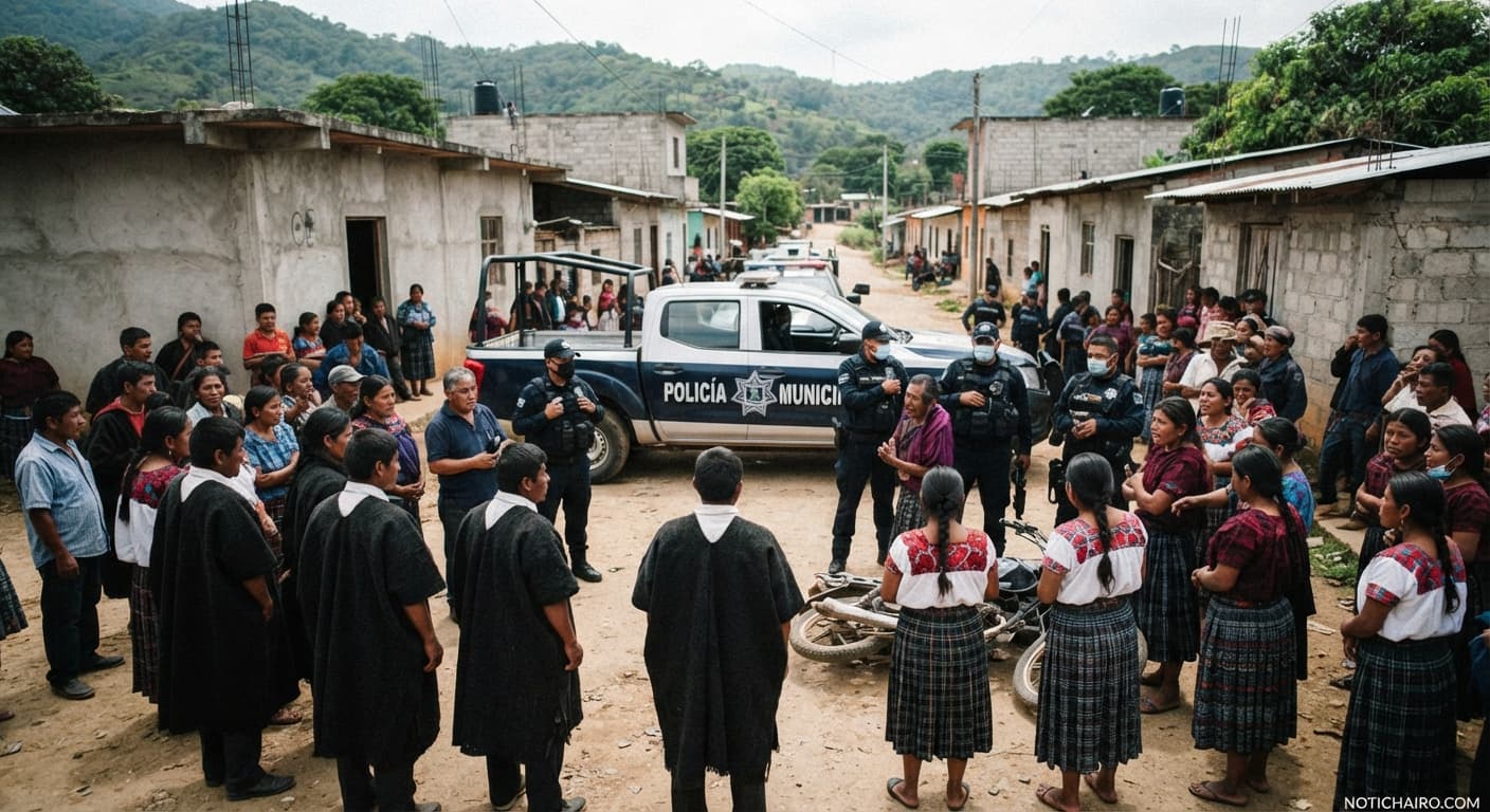 Reportan linchamiento de los presuntos feminicidas de una abuela y su nieta en Chiapas