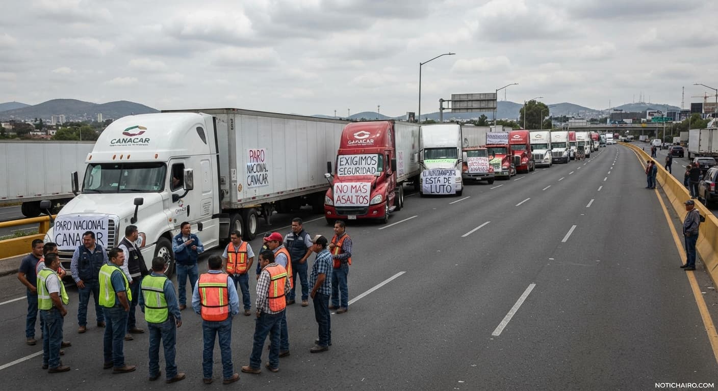 Unidades de carga preparan movilizaciones en las principales carreteras del país tras el llamado a paro de la Canacar.
