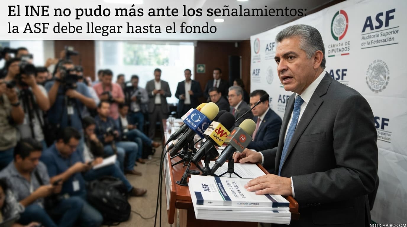 Fachada de la sede del Instituto Nacional Electoral en la Ciudad de México.