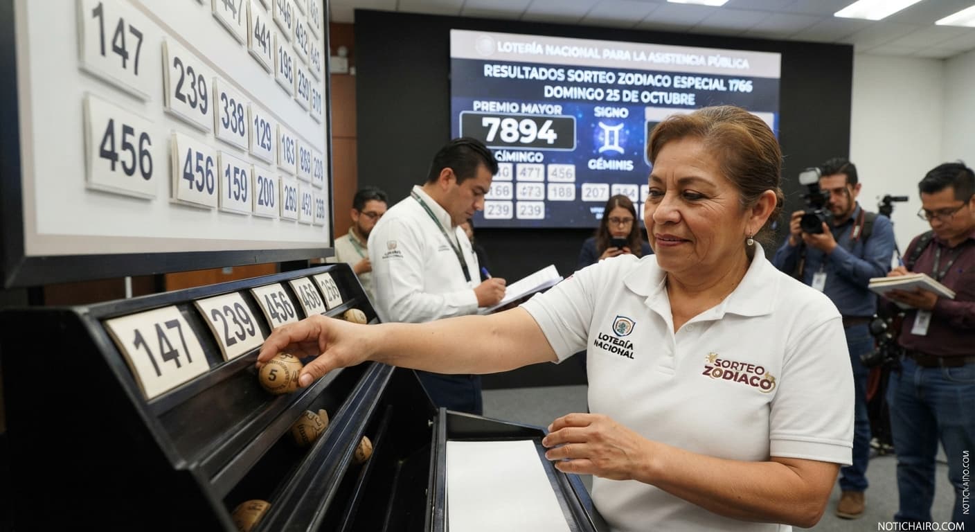 Resultados del Sorteo Zodiaco Especial 1766 Lotería Nacional domingo 25 de octubre: premio mayor y números ganadores