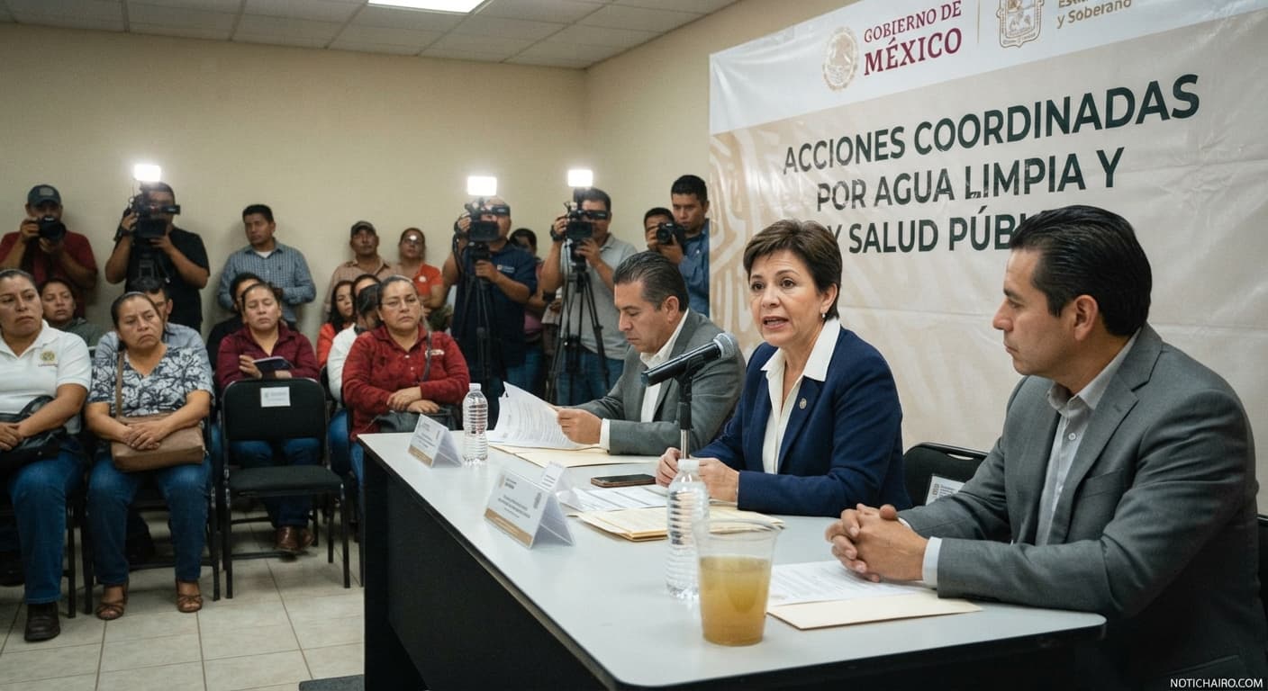 Protestas de residentes en Guadalajara por la distribución de agua contaminada.