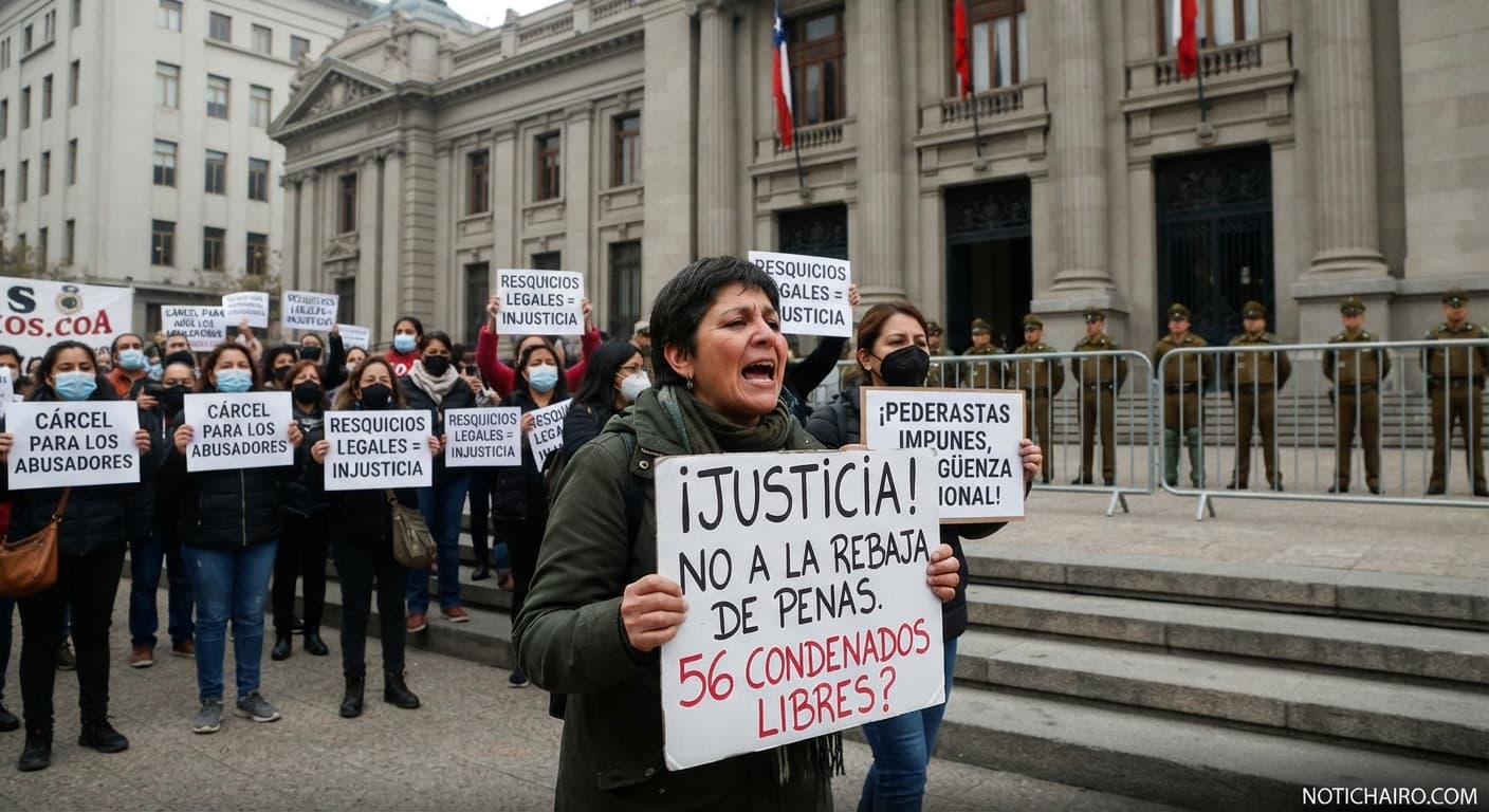 El ministro de Justicia de Chile, Fernando Rabat, enfrenta crecientes cuestionamientos tras las rebajas de penas.