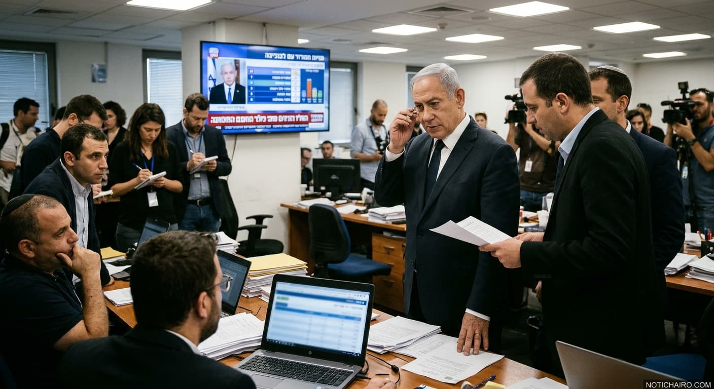 Resultados finales confirman que el bloque de Netanyahu no alcanzó la mayoría para gobernar.
