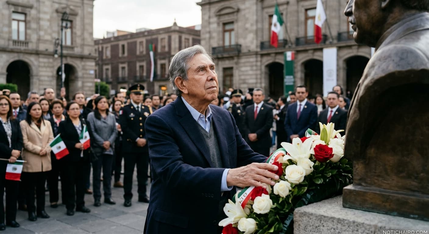 Cuauhtémoc Cárdenas Solórzano, figura histórica de la democratización y la lucha popular contemporánea.