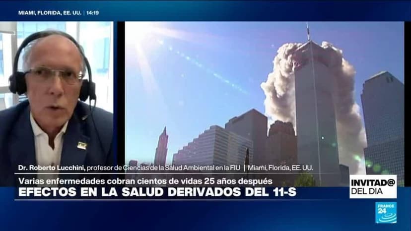 25 años del 11-S: ¿Qué pasa en el cuerpo de una persona expuesta a una nube de polvo?