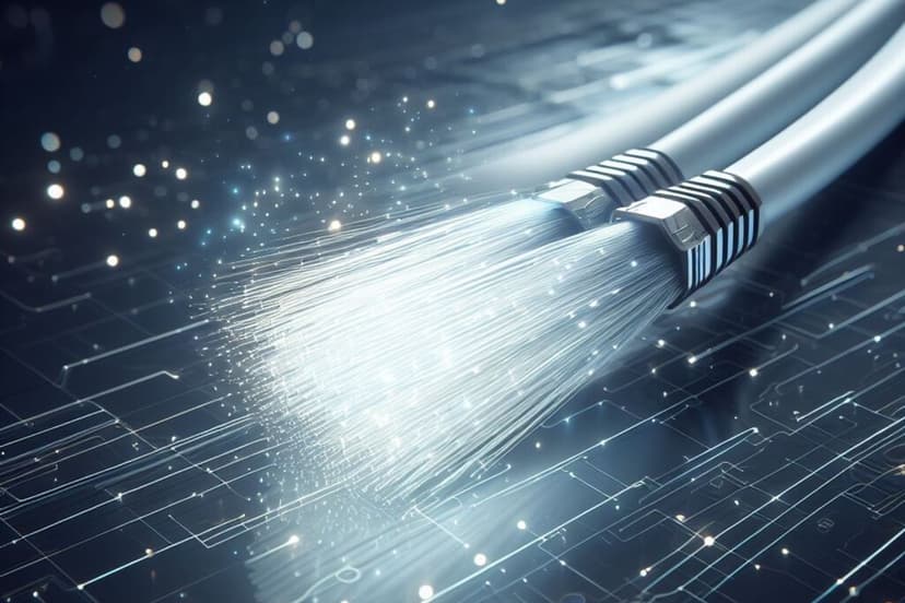Alguien creó una fibra óptica hueca con 1,000 veces más potencia y lleva la señal a 33 km sin repetidores