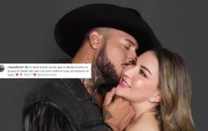 Alicia Villarreal y Cibad Hernández presumen su amor bonito y estos son los comentarios de sus fans