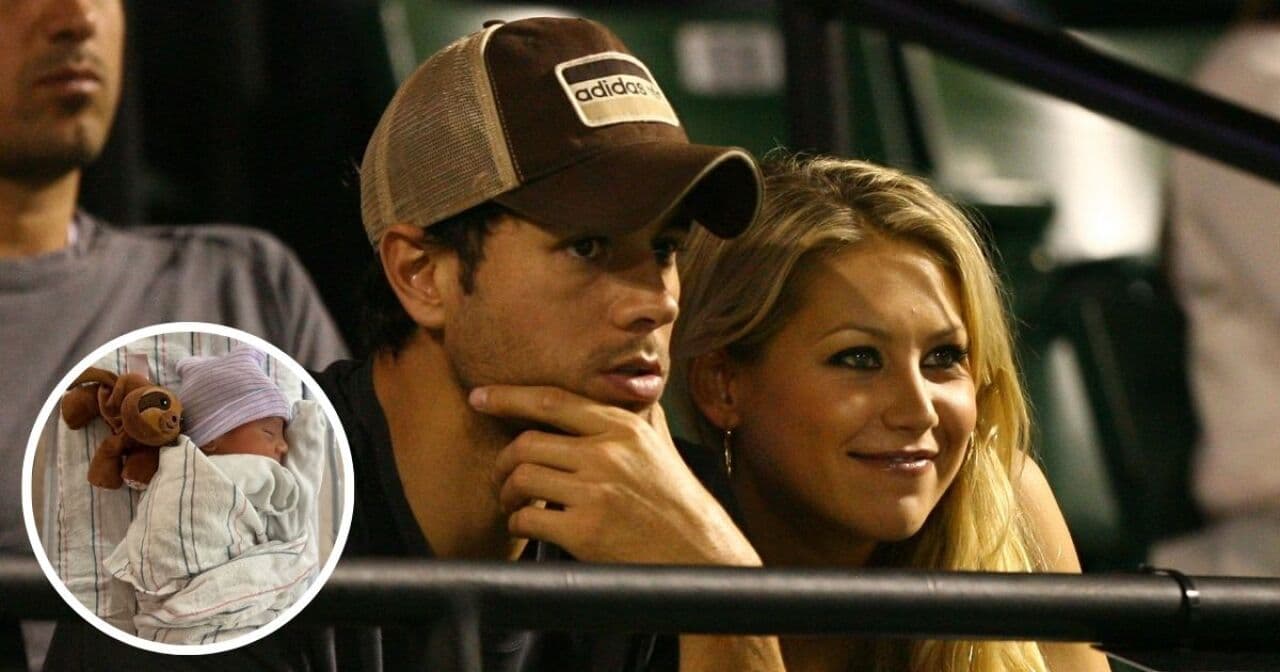 Anna Kournikova revela el nombre de su cuarto hijo con Enrique Iglesias