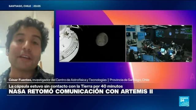Artemis II: Más lejos que nunca de la Tierra y sin contacto por 40 minutos
