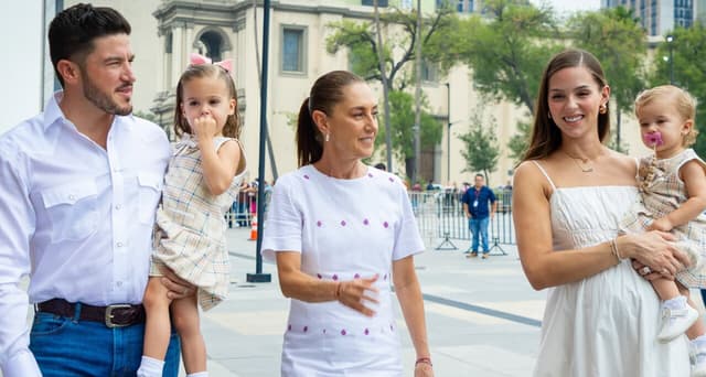 Así es la relación de la presidenta Claudia Sheinbaum con el gobernador de Nuevo León, Samuel García, y su familia