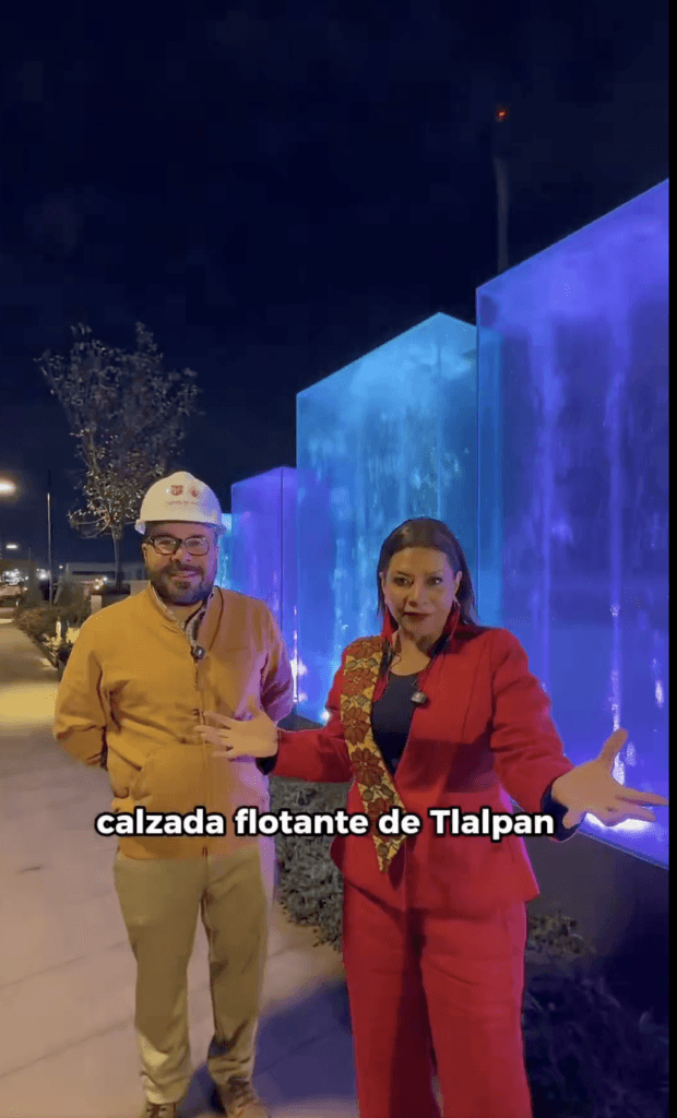 Así lucirá de noche la Calzada Flotante de Tlalpan: fuentes, luces, y áreas verdes: ¿cuándo abre?