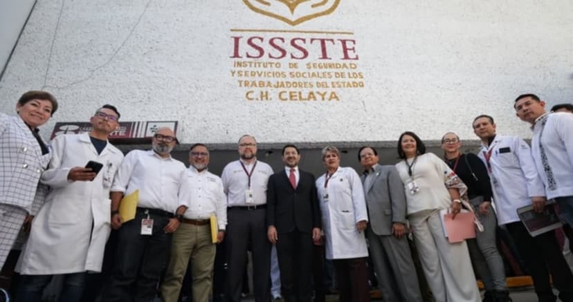 Batres destaca obras de mejoramiento en Clínica Hospital del ISSSTE de Guanajuato