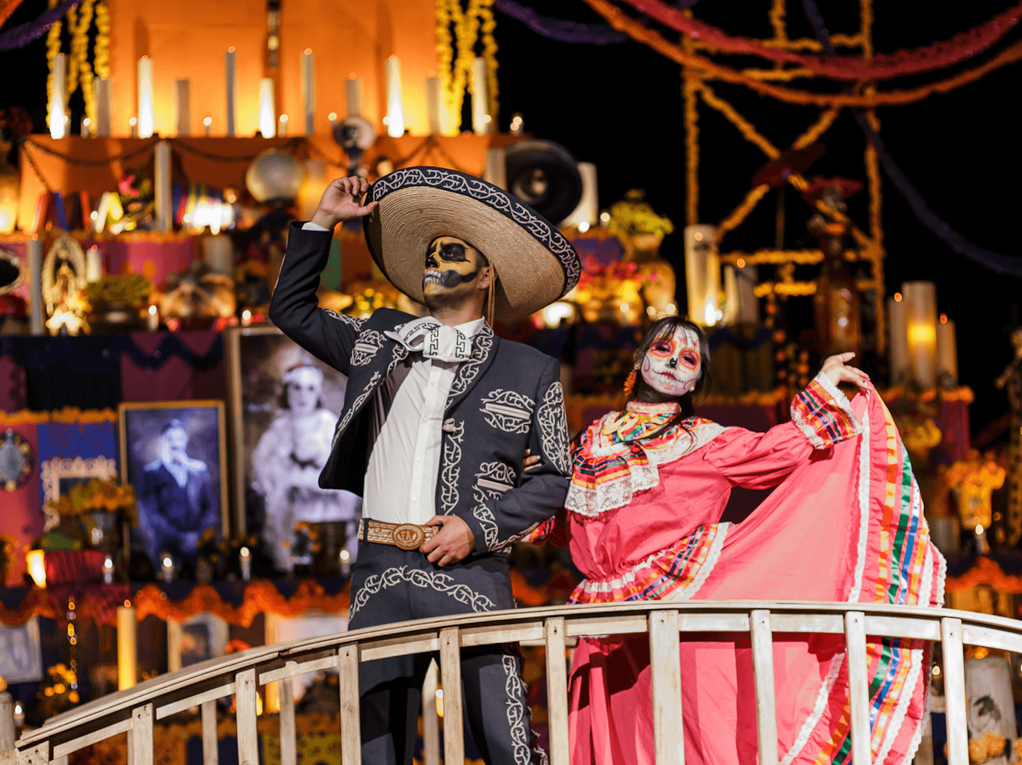 La icónica catrina de 15 metros destaca como el símbolo principal de Calaverandia 2026.