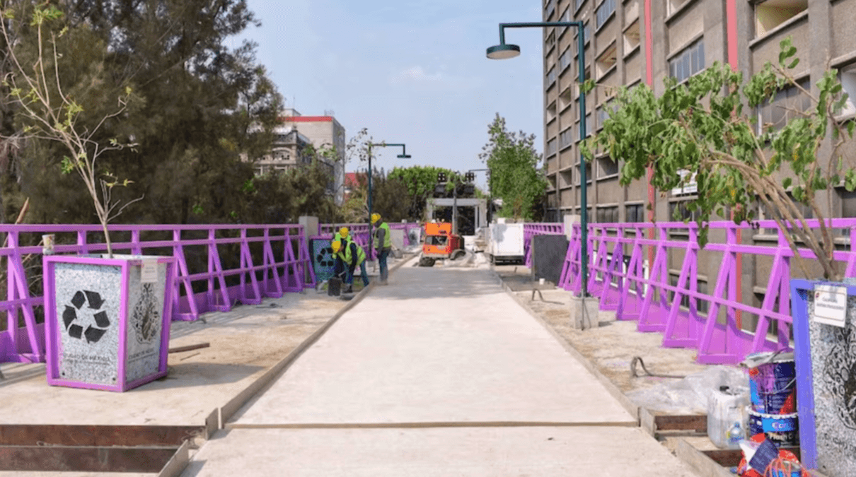 Calzada Flotante de Tlalpan, avance de obras y cómo será el parque elevado