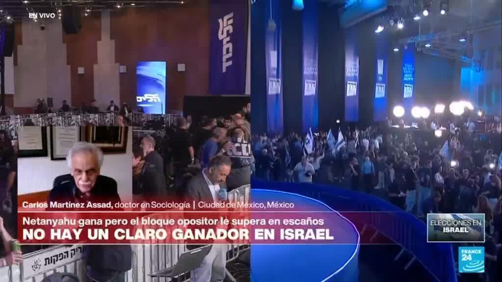 Carlos Martínez Assad analiza el escenario electoral israelí en France 24.