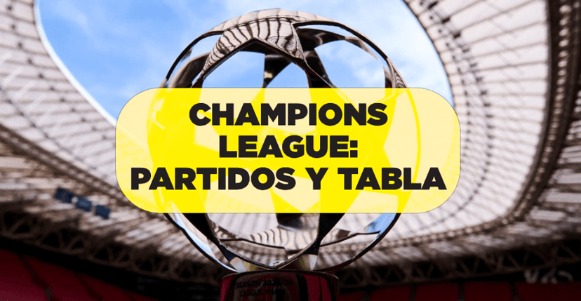 Champions League 2026: Partidos, resultados y tabla de posiciones