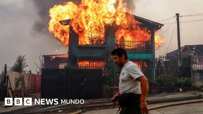 Chile declara el estado de catástrofe por unos incendios que han dejado al menos 18 muertos