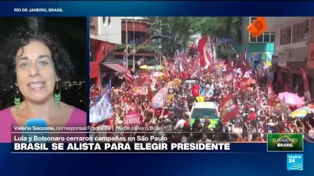 Cierre de campañas de Lula y Bolsonaro de cara a las elecciones generales