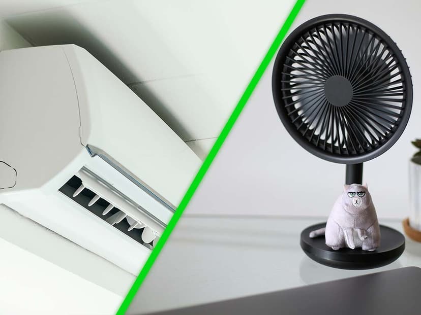 Comparé ventilador y aire acondicionado en mi casa y esto es lo que descubrí sobre cuál gasta más luz