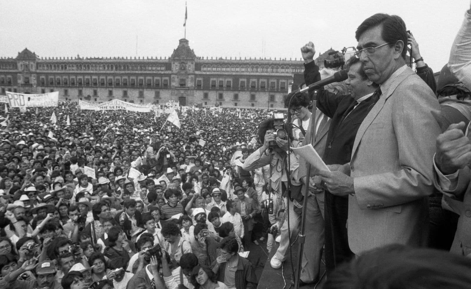 Claudia Sheinbaum recordó en su conferencia matutina el fraude electoral de 1988.
