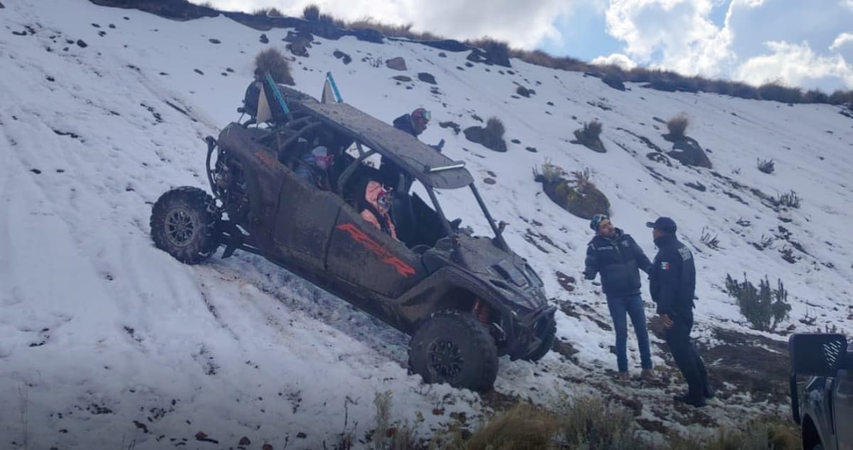 Conductor de razer es puesto a disposición de la FGR por ingresar al Nevado de Toluca