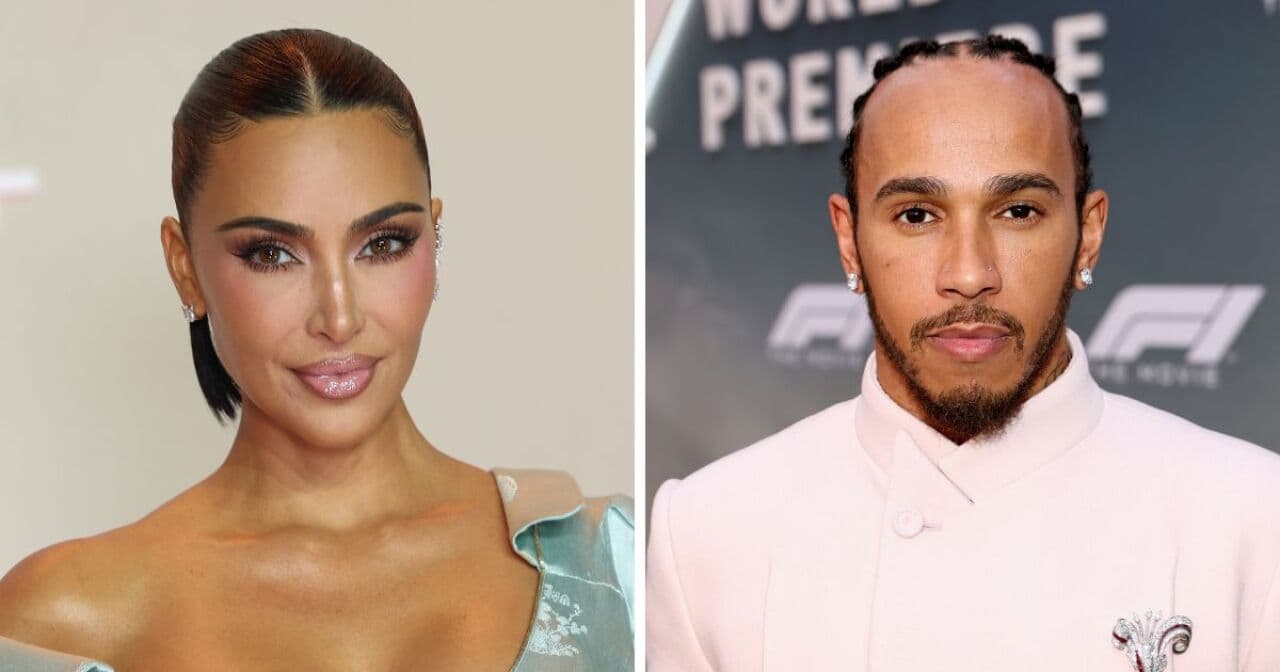¿Confirman su romance? Kim Kardashian y Lewis Hamilton aparecen juntos en el Super Bowl