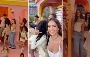 Critican a Jessica Alba por estar en La Casita de Bad Bunny cuando años atrás pidió que no le digan latina