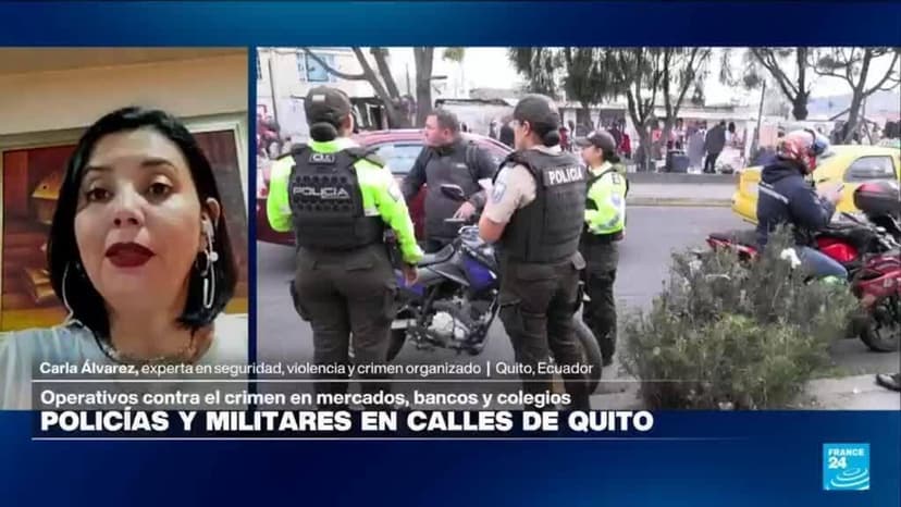 ¿Cuál es el panorama en Ecuador en medio el despliegue de policías y militares en Quito?