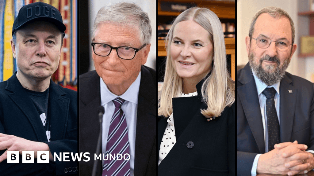 Cuáles son algunos de los principales nombres que figuran en los archivos de Epstein