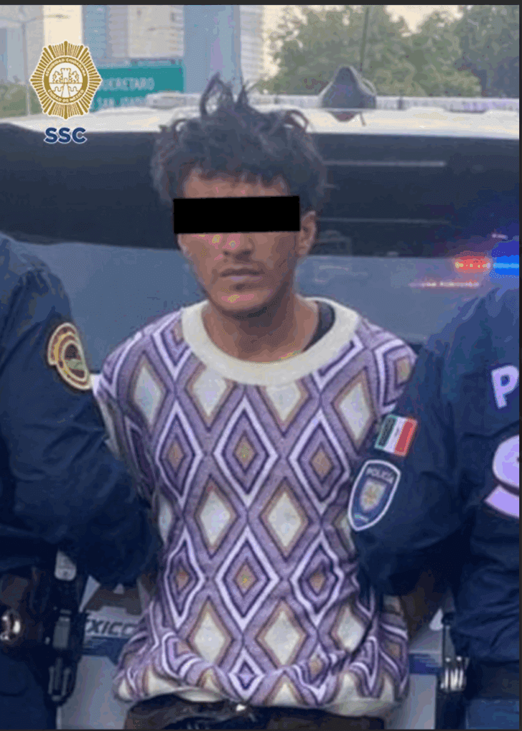 ¡Cuidado al circular bajo puentes en CDMX! Detienen a sujetos que arrojaban piedras a coches