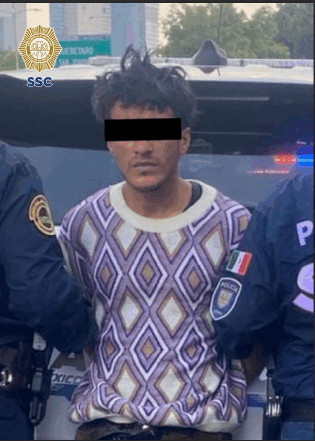 ¡Cuidado al circular bajo puentes en CDMX! Detienen a sujetos que arrojaban piedras a coches