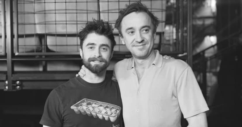 Daniel Radcliffe y Tom Felton protagonizan nostálgico reencuentro a 25 años del estreno de Harry Potter