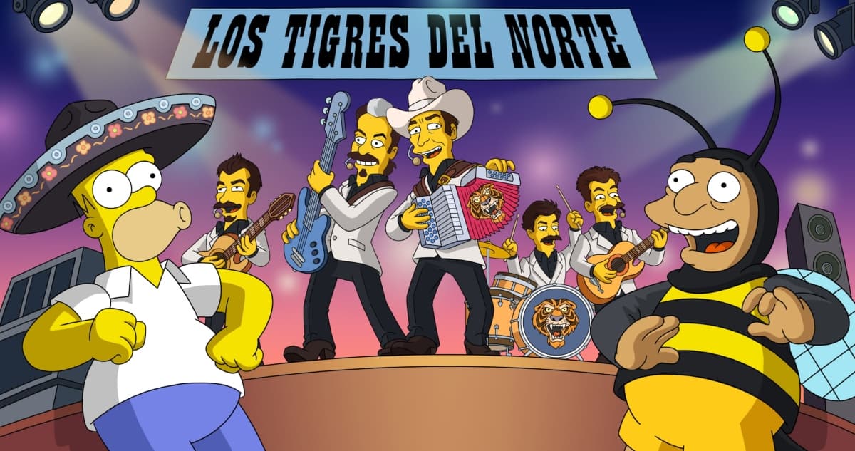 De Sinaloa a Springfield: Los Tigres del Norte cantarán un corrido en Los Simpson