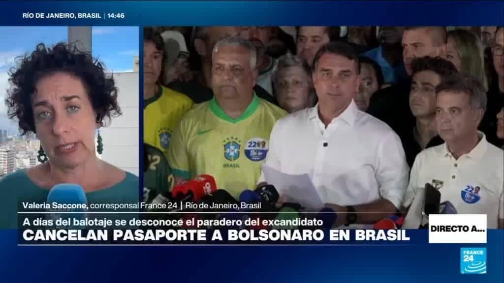 Imagen de archivo del senador brasileño Flávio Bolsonaro, cuyo paradero es actualmente desconocido tras la anulación de sus pasaportes.