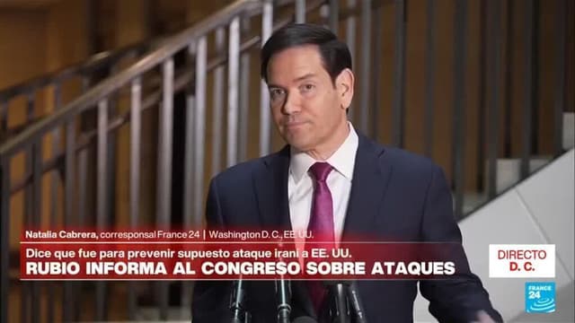 Directo D. C. y la declaración de Marco Rubio al Congreso sobre ataques a Irán