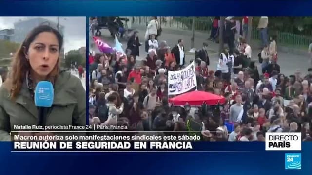 Directo París y el despliegue de un 20% más de policías y gendarmes de cara a las movilizaciones