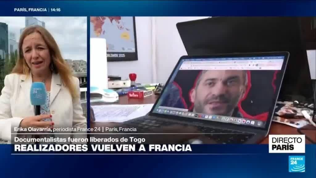 Directo París y el traslado de dos documentalistas franceses liberados de Togo