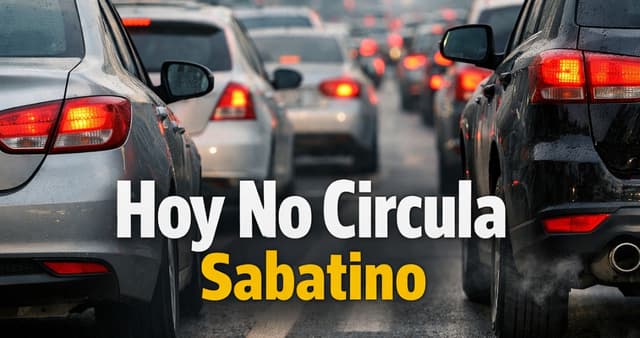 ¿Doble Hoy No Circula Sabatino? la restricción vehicular del 14 de febrero