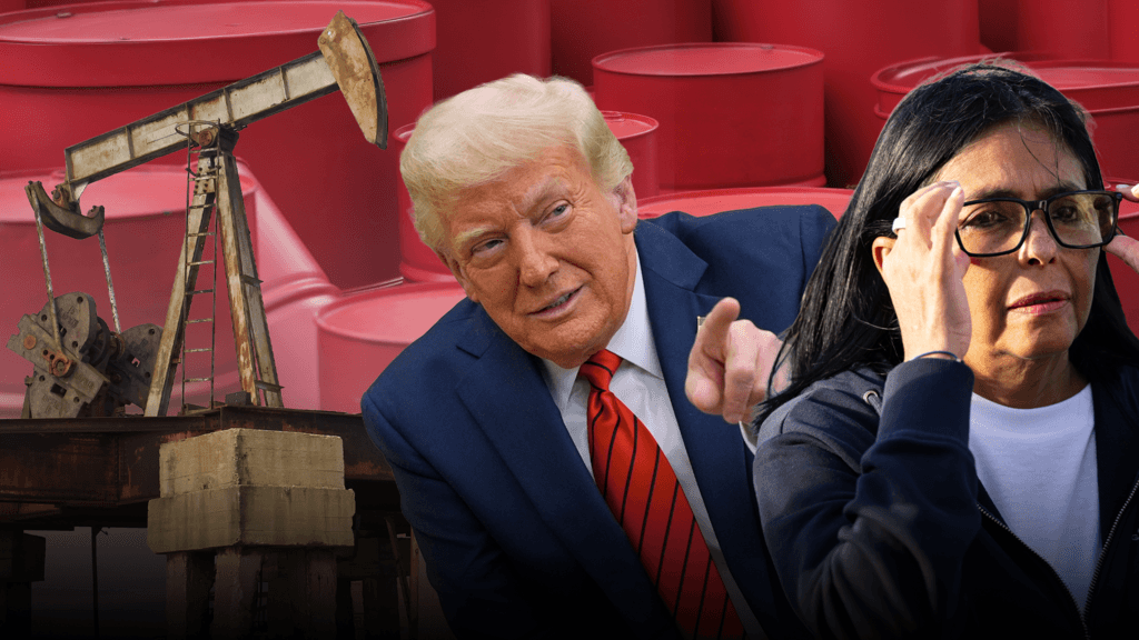 Donald Trump y Delcy Rodríguez: del enfrentamiento a una relación marcada por el petróleo