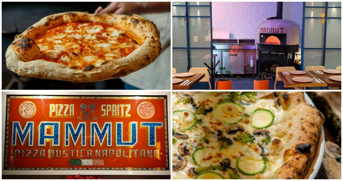 ¿Dónde disfrutar de deliciosa pizza con masa realmente ligera? Mammut es la opción