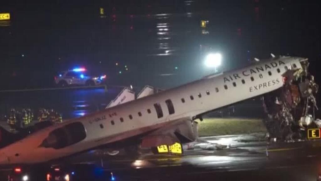 EE. UU.: accidente avión de Air Canada provoca cierre de aeropuerto y deja al menos dos muertos