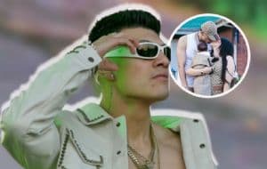 El Bogueto posa en familia junto a Ximena Flores con lujosa carriola Gucci de más de 100 mil pesos