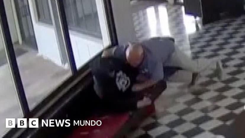 El impresionante video de un director de escuela en EE.UU. que neutralizó a un atacante que iba a llevar a cabo un tiroteo
