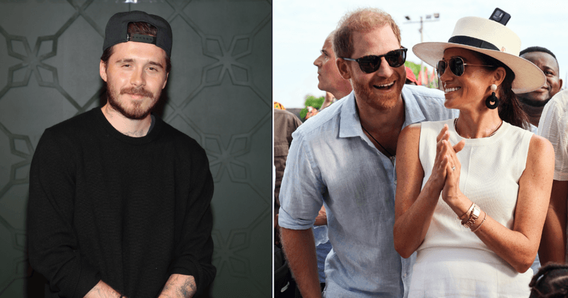El inesperado gesto de respaldo de Brooklyn Beckham a Meghan Markle y el príncipe Harry