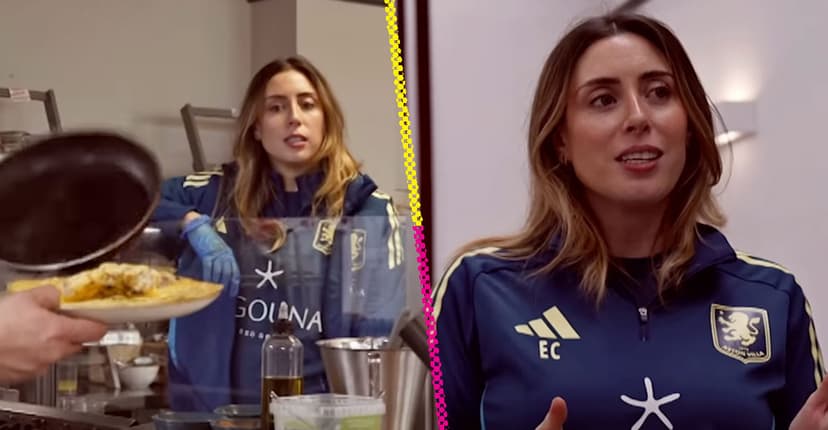 Elisa Ceñal, la nutrióloga mexicana campeona de la Europa League con el Aston Villa