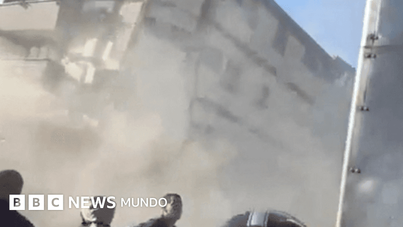 En video: el momento en que colapsa un edificio en Pereira a causa del terremoto
