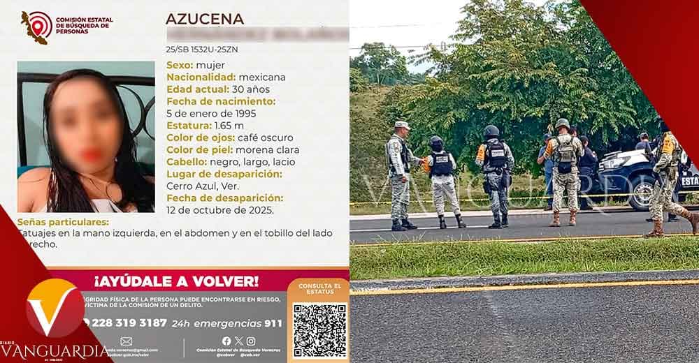 Entregan a familiares el cuerpo de Azucena H., hallado en la fosa de Chalahuite, Tuxpa