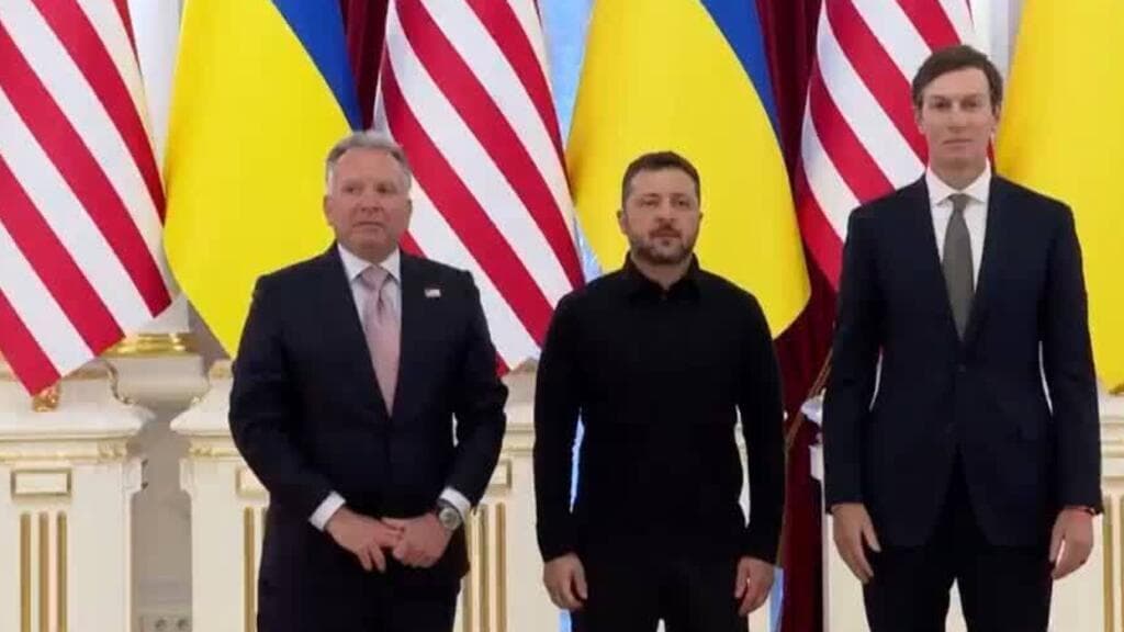 Enviados de Trump se reúnen con Zelenski en Ucrania