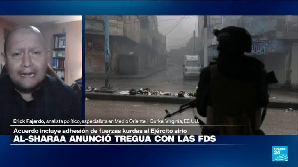 Erick Fajardo: “La integración de las FDS es el primer signo de una hegemonía del Gobierno sirio"